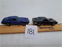 2 Hot Wheels 1974 and 1977