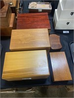 Handcrafted Wooden Jewelry Boxes.