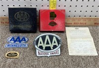 AAA National Award mounts to trunk lid