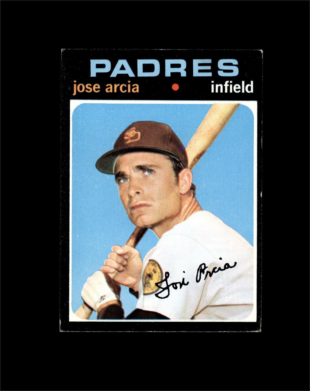 1971 Topps #134 Jose Arcia EX to EX-MT+