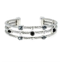 DAVID YURMAN Genuine Black Diamond Hematite Cuff