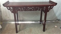 Chinese Themed Mahogany Decorative Table Z9A