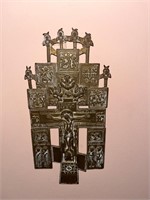 19th C. Russian Old Believer's Brass Cross