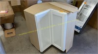 Base Corner Cabinet, White (DAMAGED)