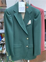 GREEN CHAPS RALPH LAUREN BLAZER - SZ SM