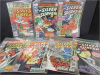7 MARVEL THE SILVER SURFER #8 TO #14 COMIC BOOKS