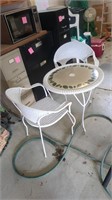 WICKER GARDEN TABLE AND CHAIRS