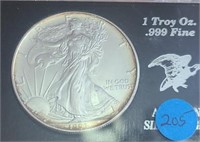 1993 Peace Dollar