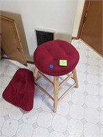 Stool W/ Cushions H-2' W-14"