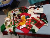 Christmas Placemats, Towels, Stockings, Misc.