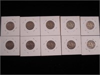 Buffalo Nickel Lot of 10 Coins