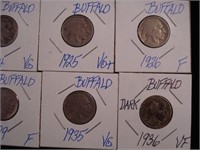 Buffalo Nickels Last  Lot of 10 Coins