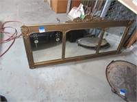 3 panel wall mirror
