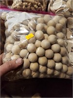 Bag of wooden balls