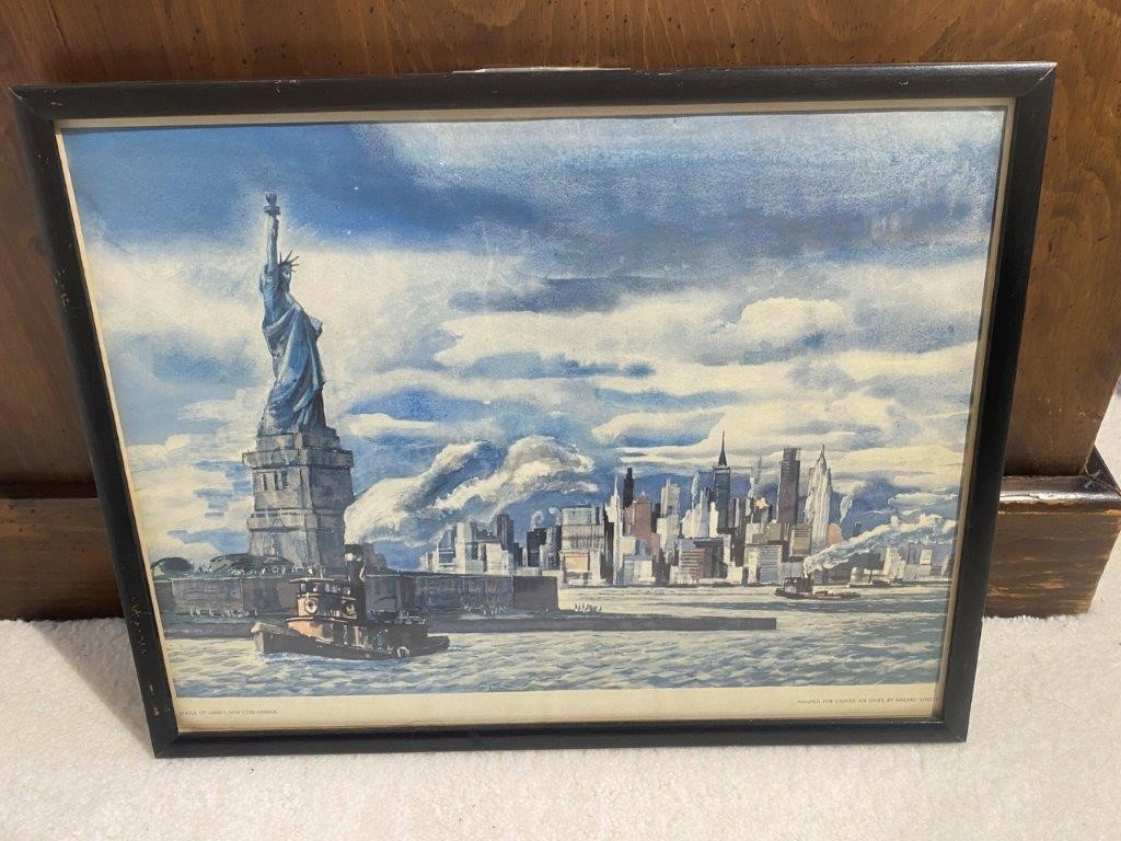 Statue of Liberty Scene (Painted for United