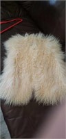 Chinese long haired critter fur vest 
Acetate