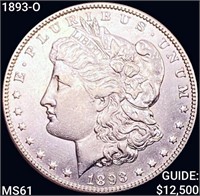 1893-O Morgan Silver Dollar UNCIRCULATED