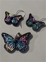 Butterfly Earrings Pendant