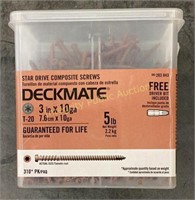 Deckmate Composite Screws 3”x10ga T-20