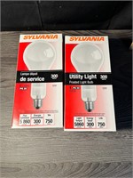 Sylvania Utility 300 Watts Bulbs
