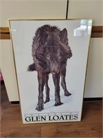 Glen Lotes Framed Poster Glass Has Crack