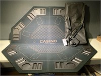 Protocol Soft Felt Top Casino Card Table Topper
