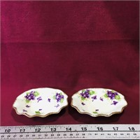 Pair Of James Kent Small Condiment Dishes