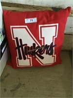 Nebraska Huskers Pillow