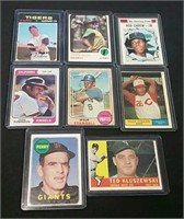 (8) Vintage Baseball Cards