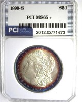 1890-S Morgan MS65+ LISTS $1300
