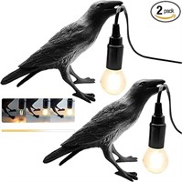 Royxen 2 Pack Raven Table Lamps/Wall Sconce