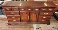 Large Bernhardt 9- Drawer Wooden Dresser