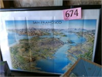 SAN FRAN. FRAMED POSTER