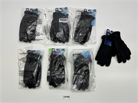 LOT OF 7 WINTER GLOVES - SIZE M/L
