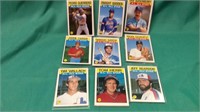 1986 Topps Nl AL Allstar Cards