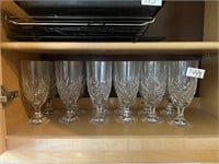12 Crystal Drinking Glasses