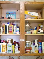 CONTENTS OF TOP RIGHT CABINETS IN LAUNDRY ROOM