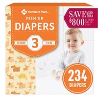 Members Mark Premium Baby Diaper Size 3