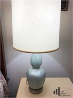 Tabletop Lamp in Blue Tones
