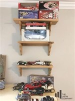 Collectible Cars with Three Display Wall Shelves