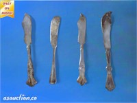 For silver plated straight handled butter knives