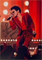 Autograph COA Bruno Mars Photo