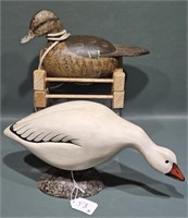 MINI STARR SNOW GOOSE & TEAL DECOY