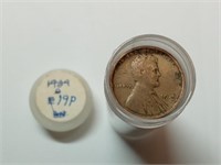 OF) 1919 roll of wheat pennies