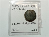 OF) 121-96BC Antiochos VIII ancient coin