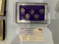 2002 Platinum edition commemorative quarters