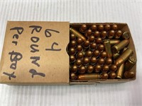 64 ROUNDS OF MILITARY GRADE 9MM FULL METAL JACKET