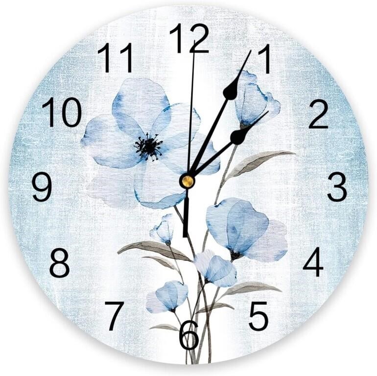 Silent Non-Ticking Wall Clock Decorative for Kitch