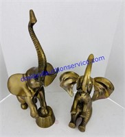 Brass Elephant Figures