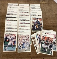 NFL mini poster card lot